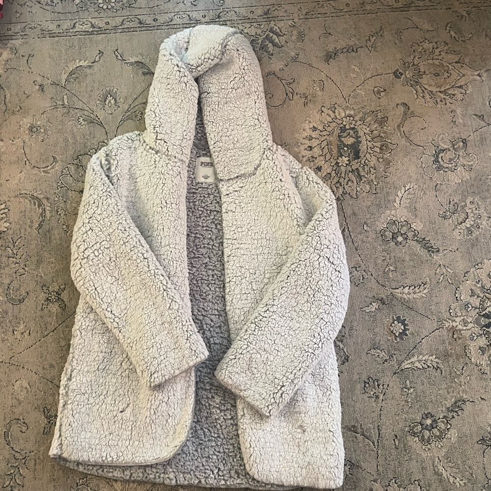 PINK Hooded fleece